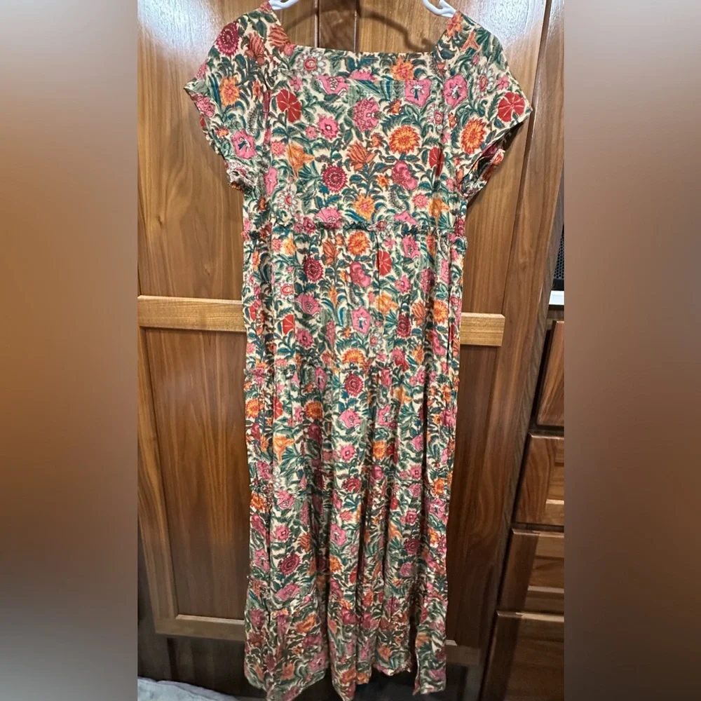 NATURAL LIFE Colorful Floral Maxi Dress - Picture 5 of 5
